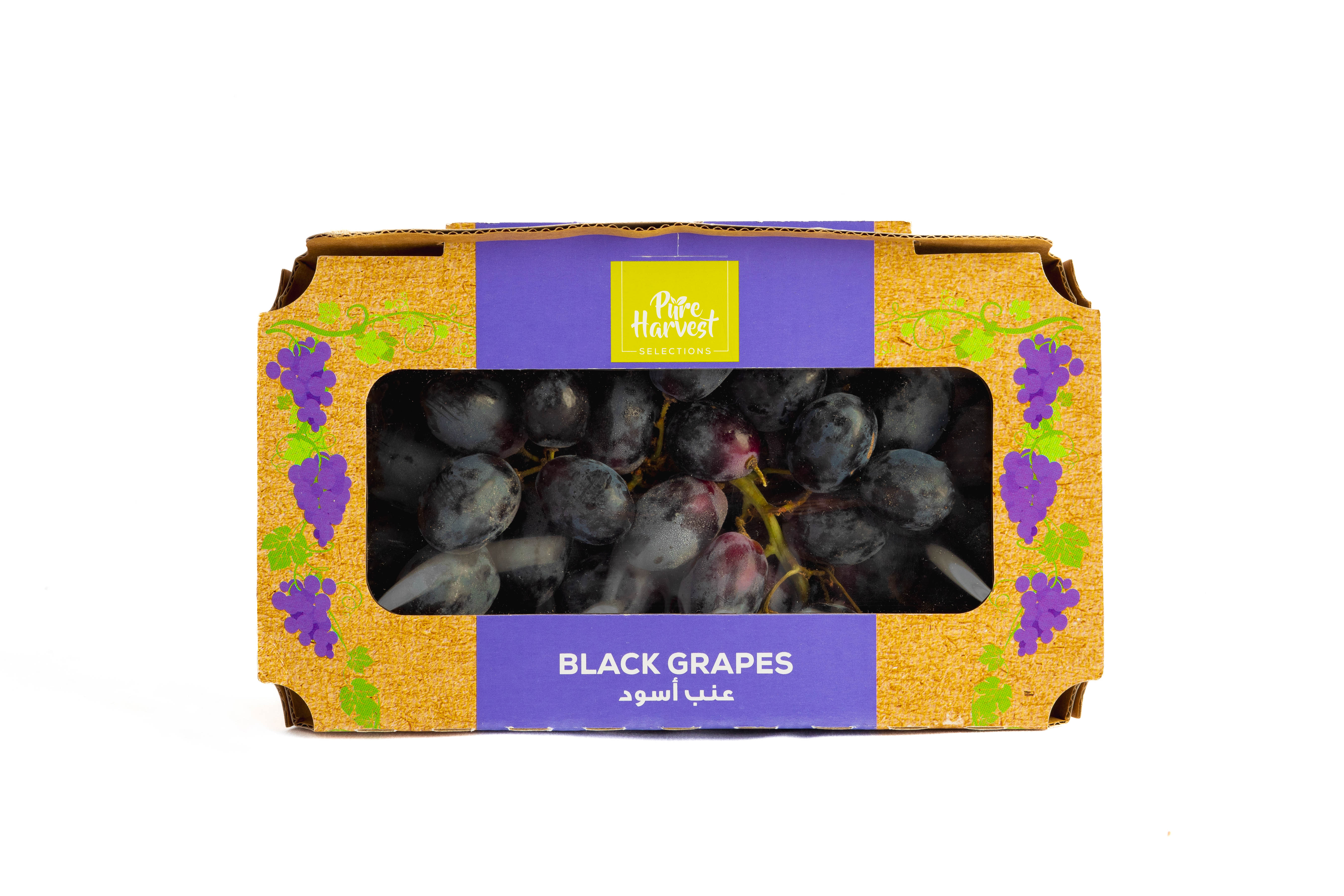 Pure Harvest Selections seedless black grapes